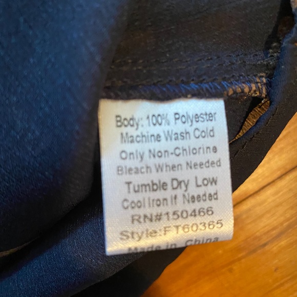 Brand new navy stitch fix fun2fun Blouse M - Picture 5 of 12